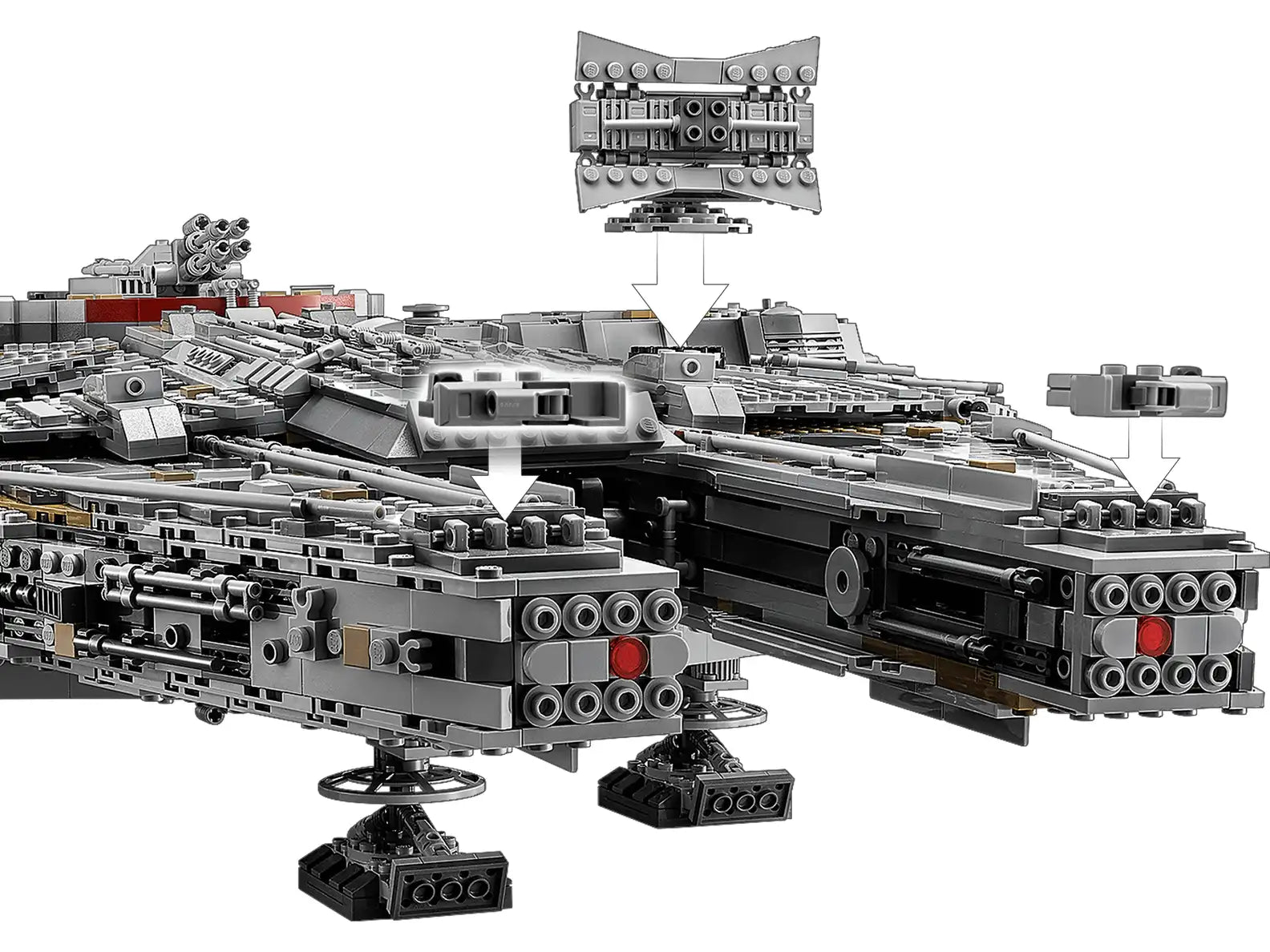 Compatible - Star Wars - 75192 - Millennium Falcon - Ultimate Collectors Edition - 7541 Pieces
