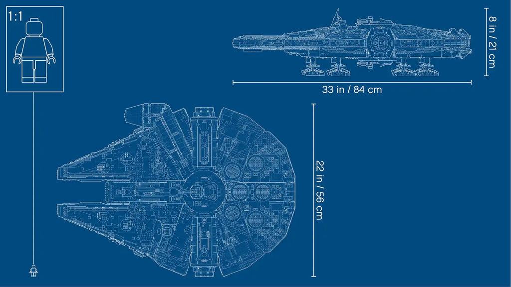 Compatible - Star Wars - 75192 - Millennium Falcon - Ultimate Collectors Edition - 7541 Pieces