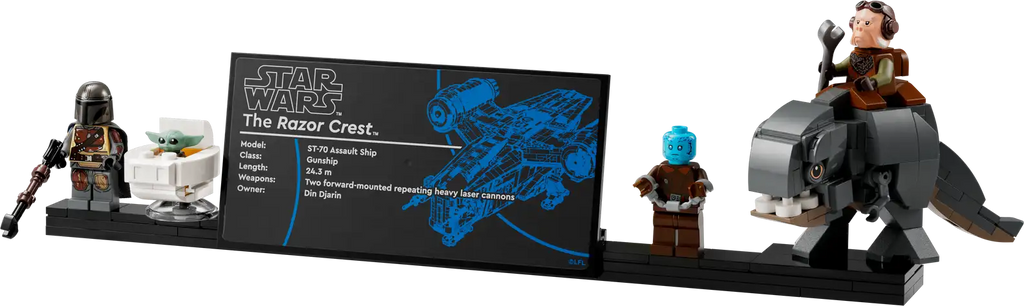 Compatible - Star Wars - 75331 - The Razor Crest - 6187 Pieces