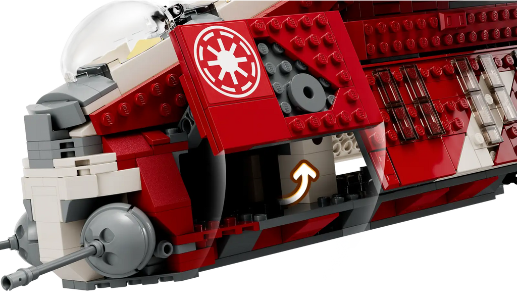 Compatible - Star Wars - 75354 - Coruscant Guard Gunship - 1083 Pieces