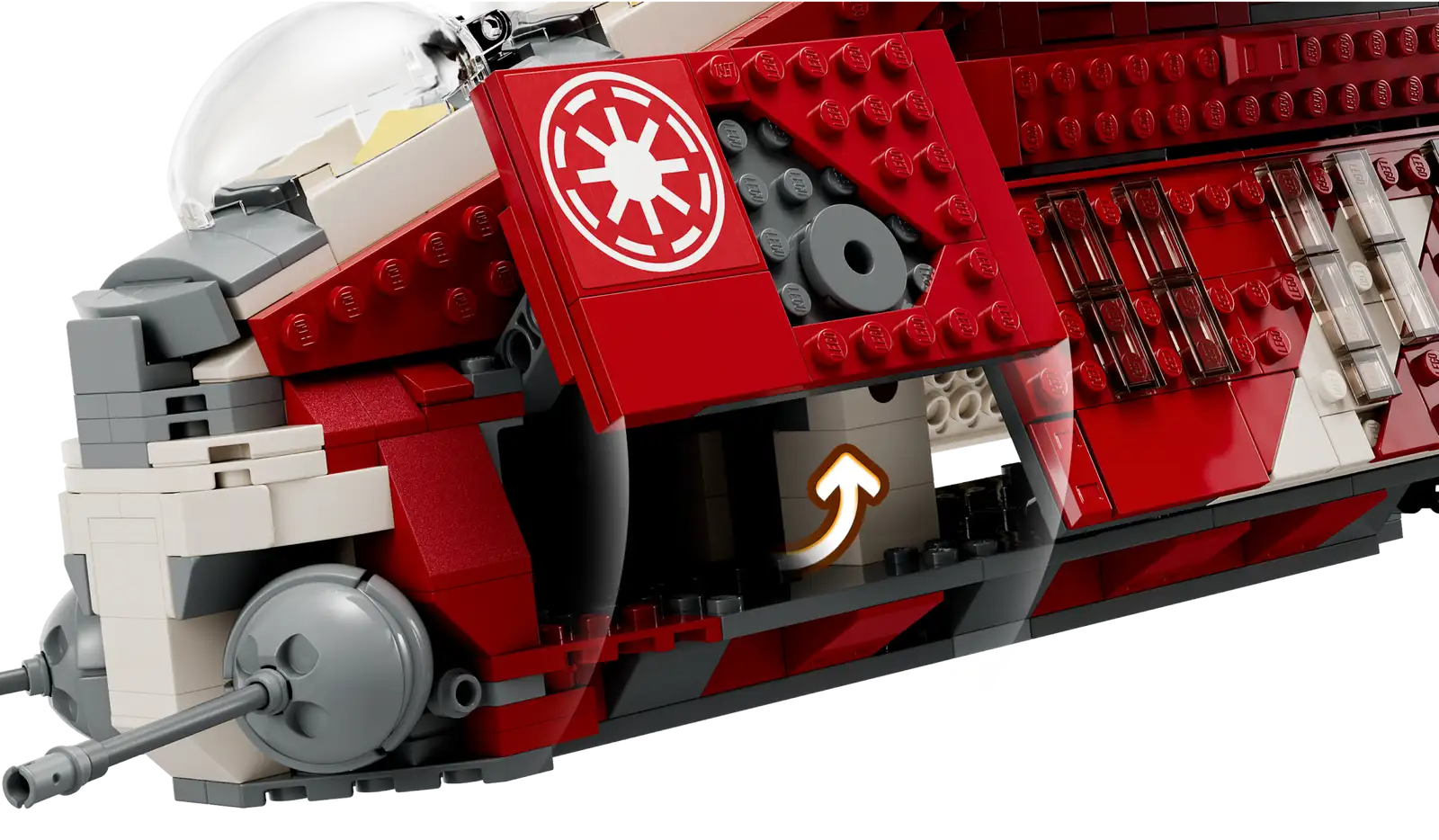 Compatible - Star Wars - 75354 - Coruscant Guard Gunship - 1083 Pieces