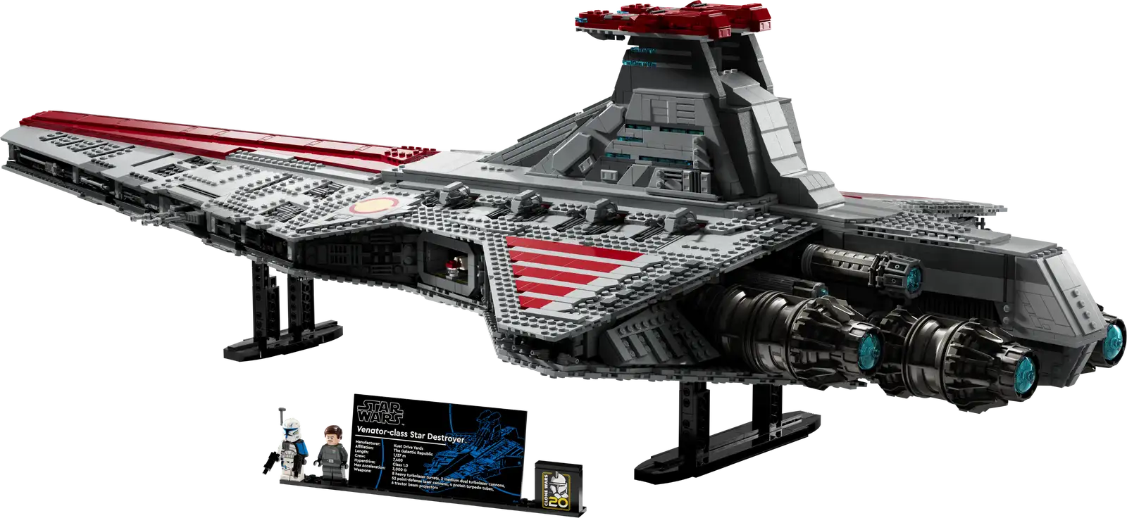 Compatible - Star Wars - 75367 - Venator - Class Republic Attack Cruiser - 5374 Pieces (Group Order Discount Not Applicable)