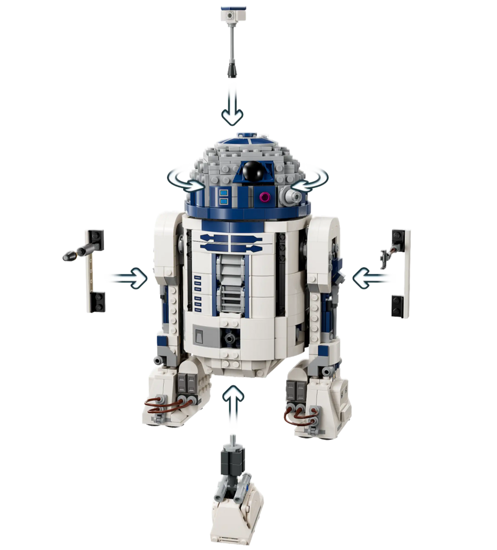 Compatible - Star Wars - 75379 - R2D2 - 1050 Pieces