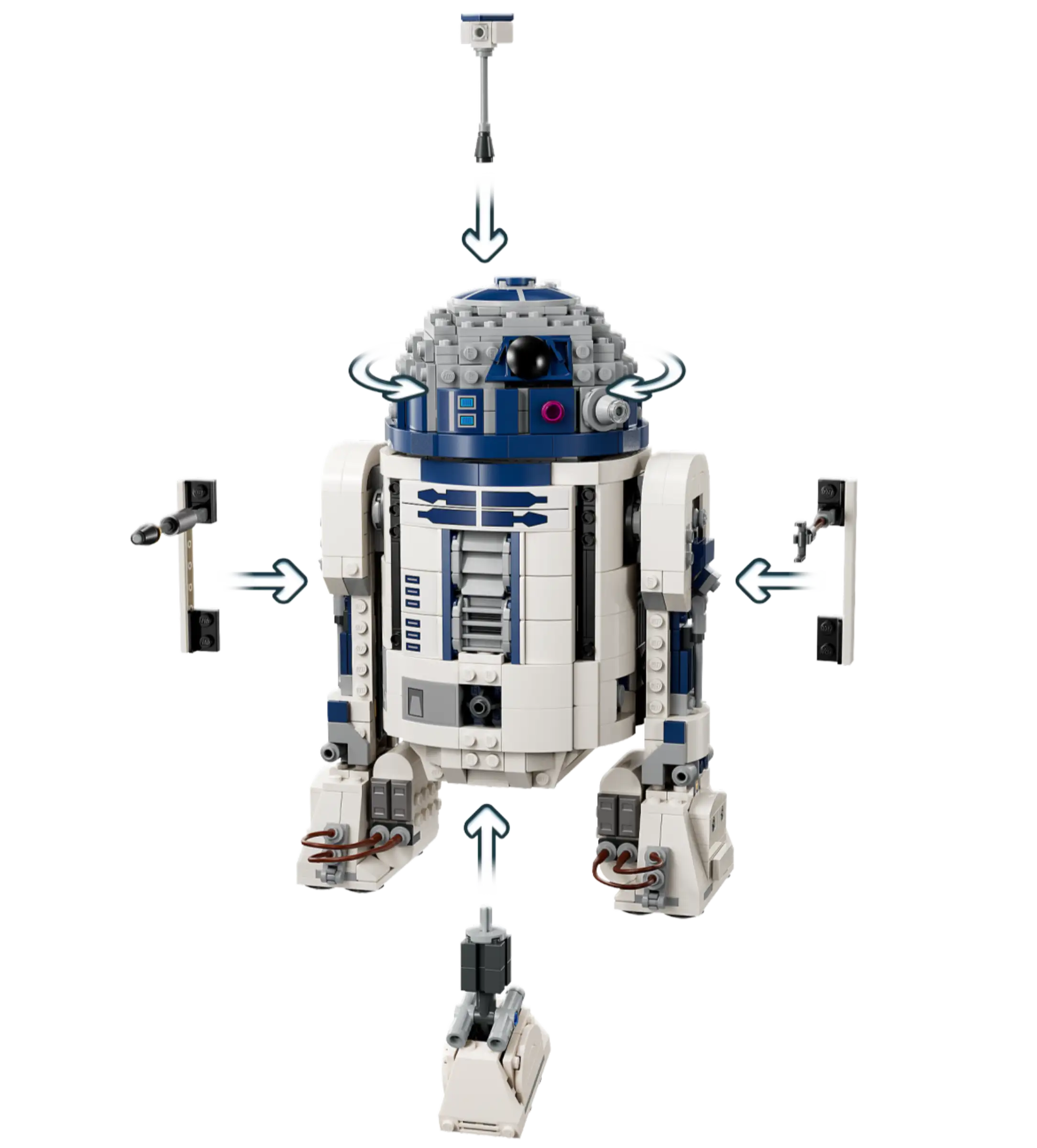 Compatible - Star Wars - 75379 - R2D2 - 1050 Pieces
