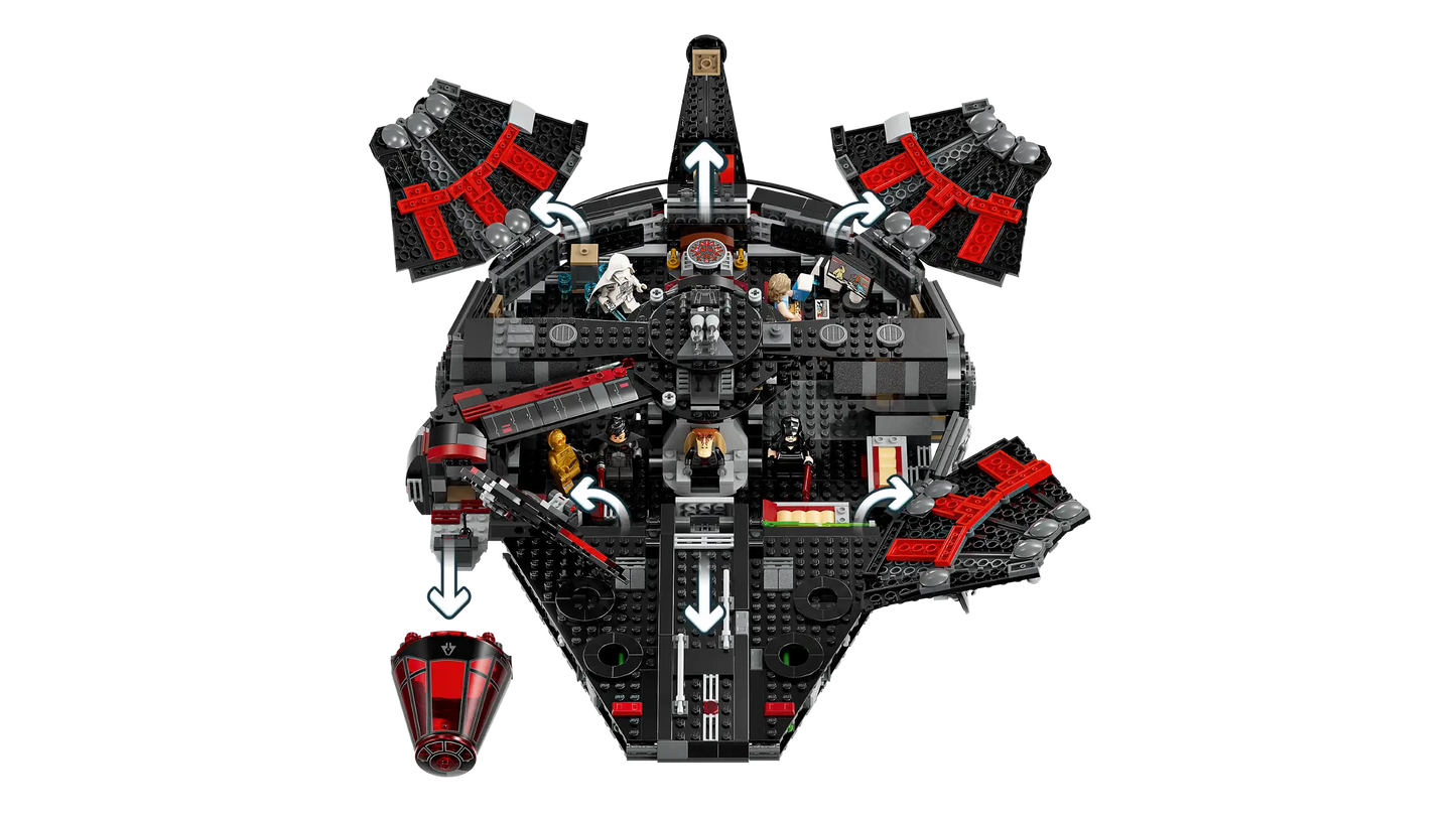 Compatible - 75389 - Star Wars - The Dark Falcon - 1579 Pieces