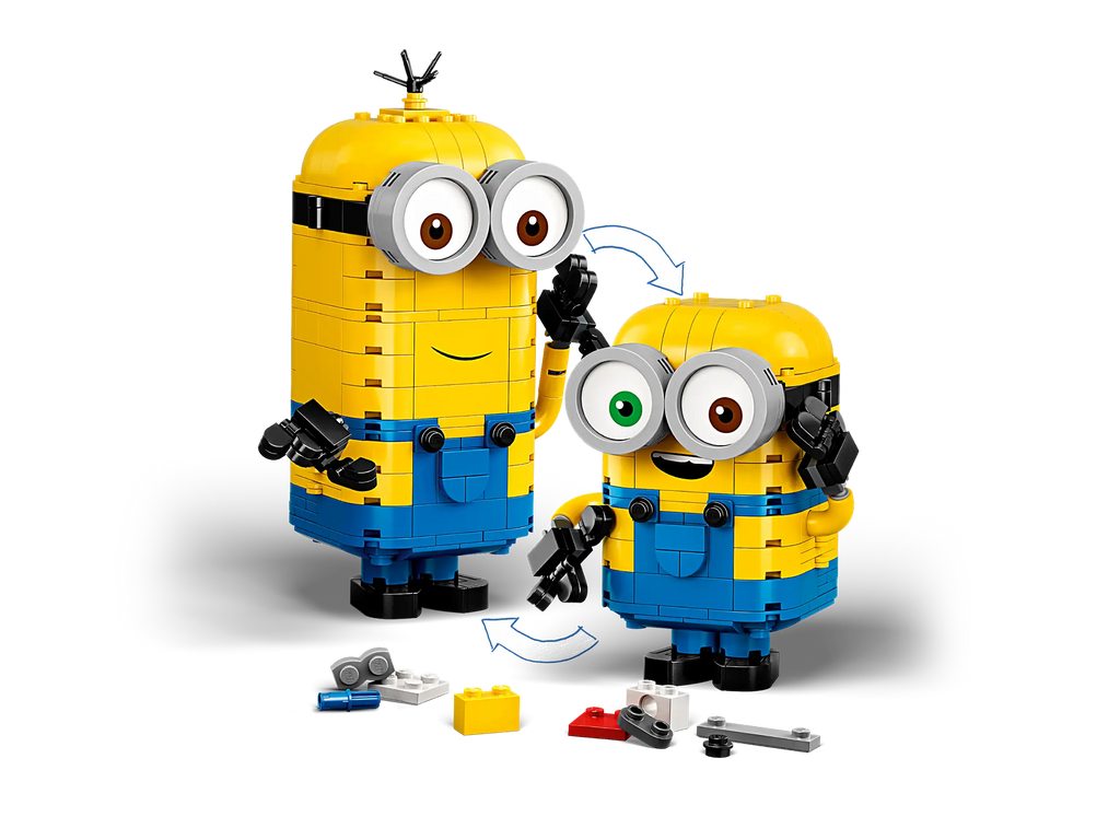 Compatible - Minions - 75551 - Brickbuilt Minions And Their Lair - 876 Pieces