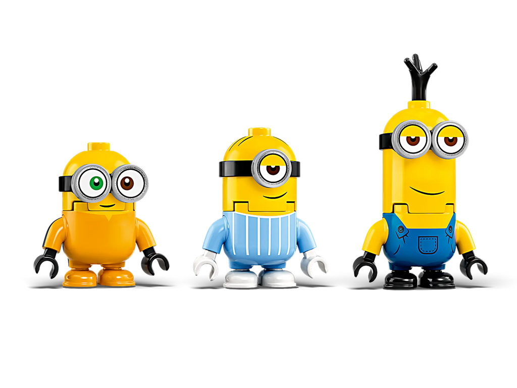Compatible - Minions - 75551 - Brickbuilt Minions And Their Lair - 876 Pieces
