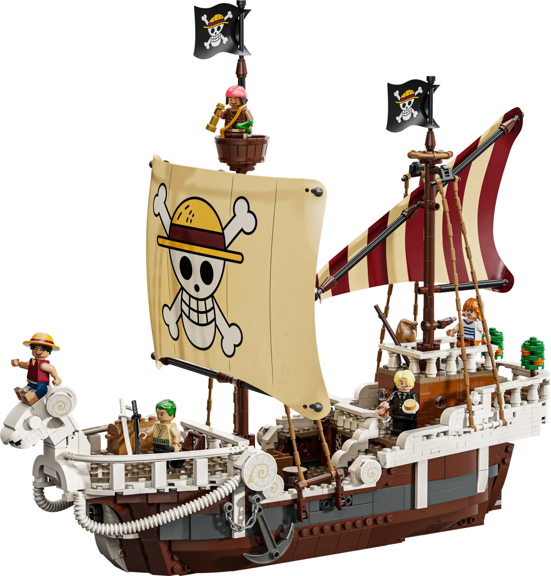 Compatible - One Piece - 75639 - The Going Merry Pirate Ship - 1376 Pieces