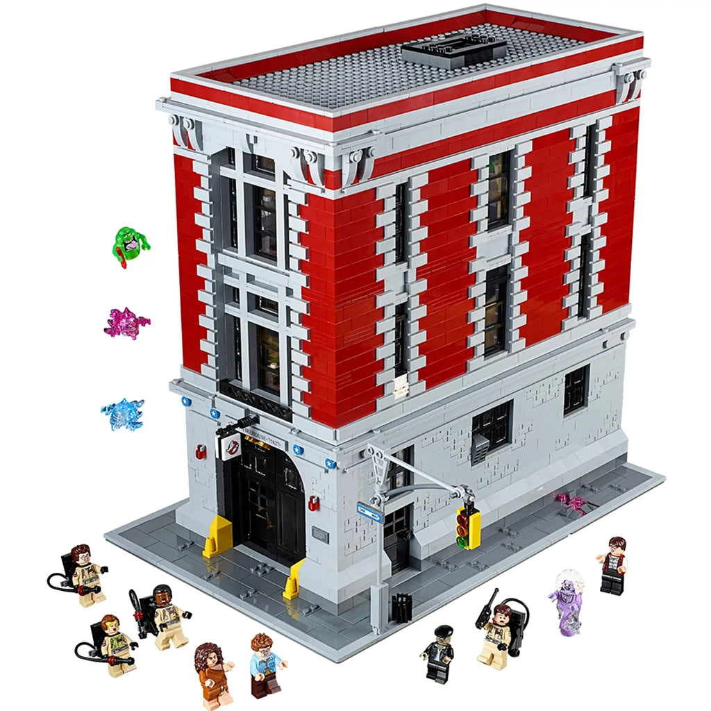 Compatible - Icons - 75827 - Ghostbusters - Ghostbusters Firehouse - 4634 Pieces