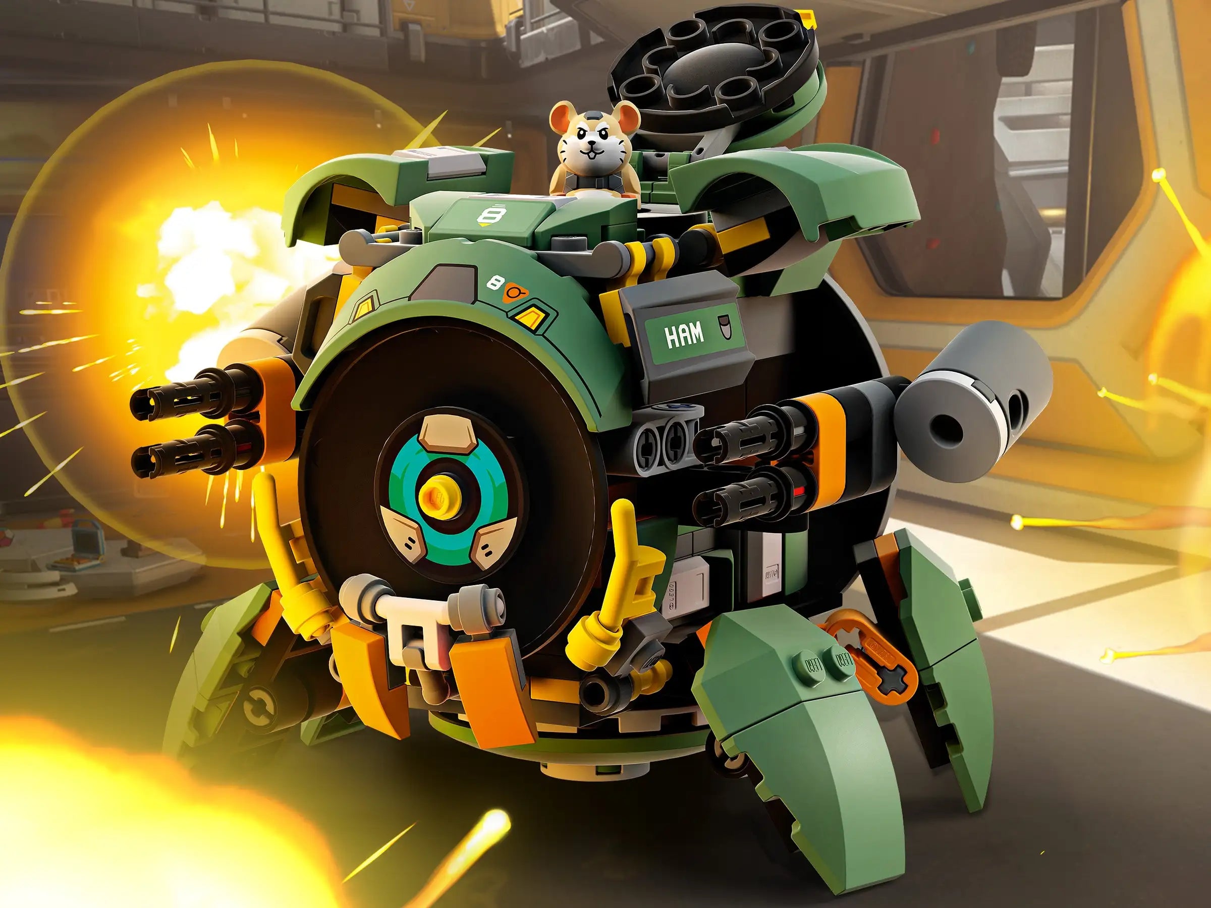 Compatible - Overwatch - 75976 - Wrecking Ball - 227 Pieces