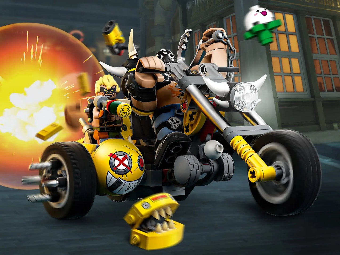 Compatible - 75977 - Overwatch Series - Junkrat And Roadhog - 380 Pieces