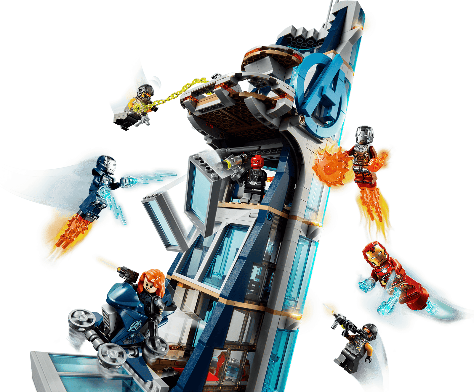 Compatible - Marvel - 76166 - Avengers Tower Battle - 685 Pieces