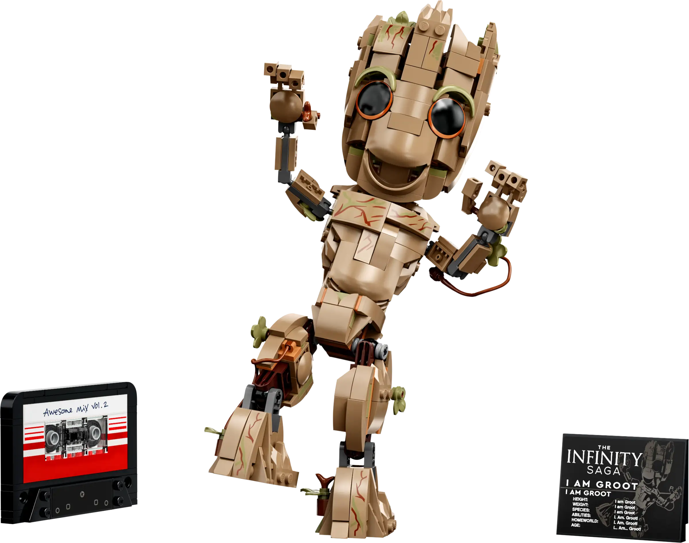 Compatible - Marvel - 76217 - I Am Groot - 476 Pieces (Group Order Discount Not Applicable)