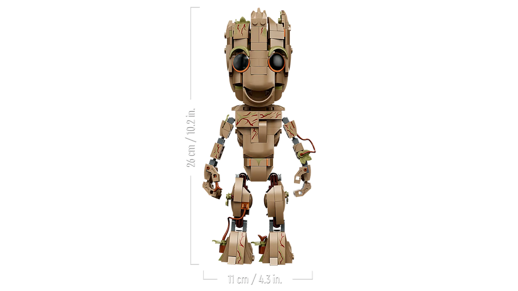 Compatible - Marvel - 76217 - I Am Groot - 476 Pieces