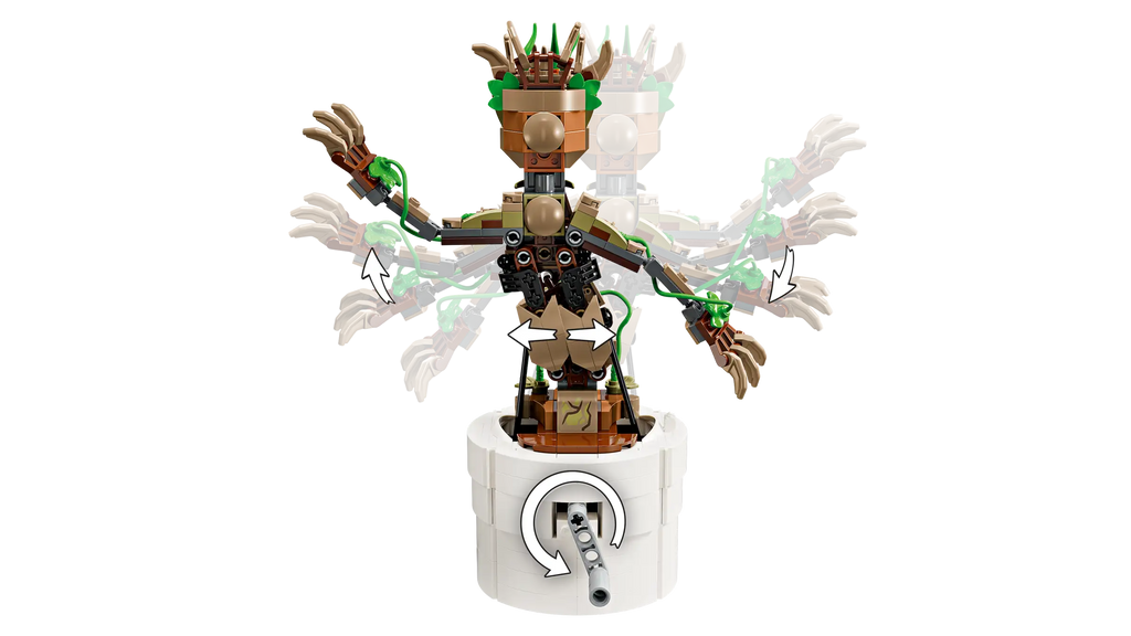 Compatible - Marvel - 76297 - Dancing Groot - 459 Pieces