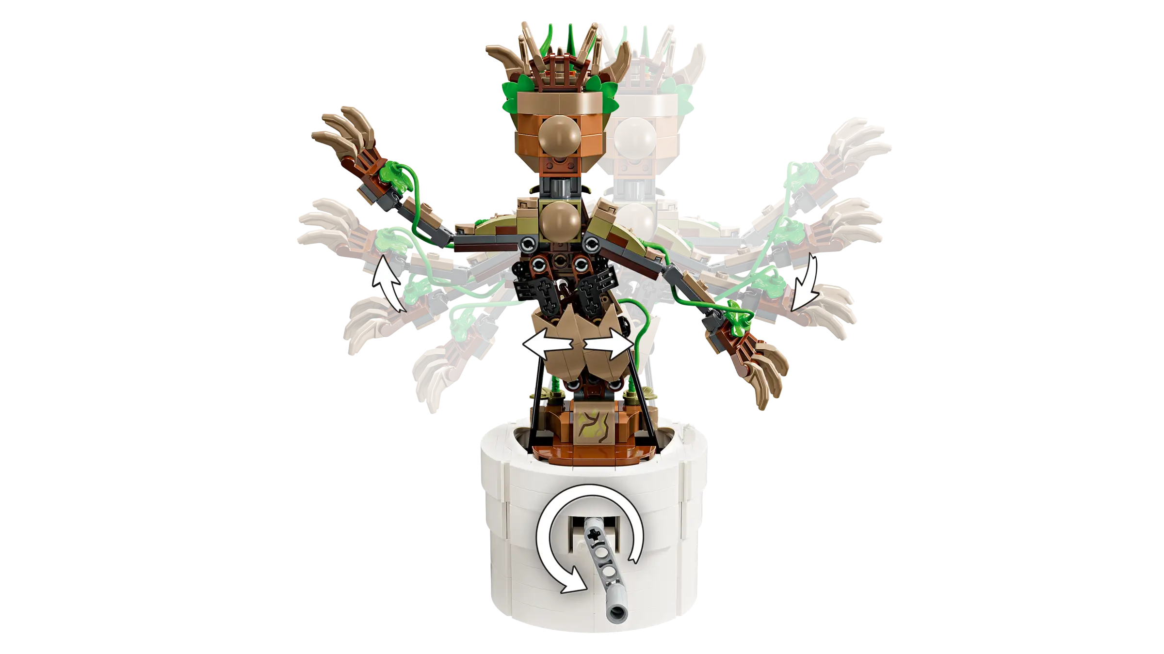 Compatible - Marvel - 76297 - Dancing Groot - 459 Pieces
