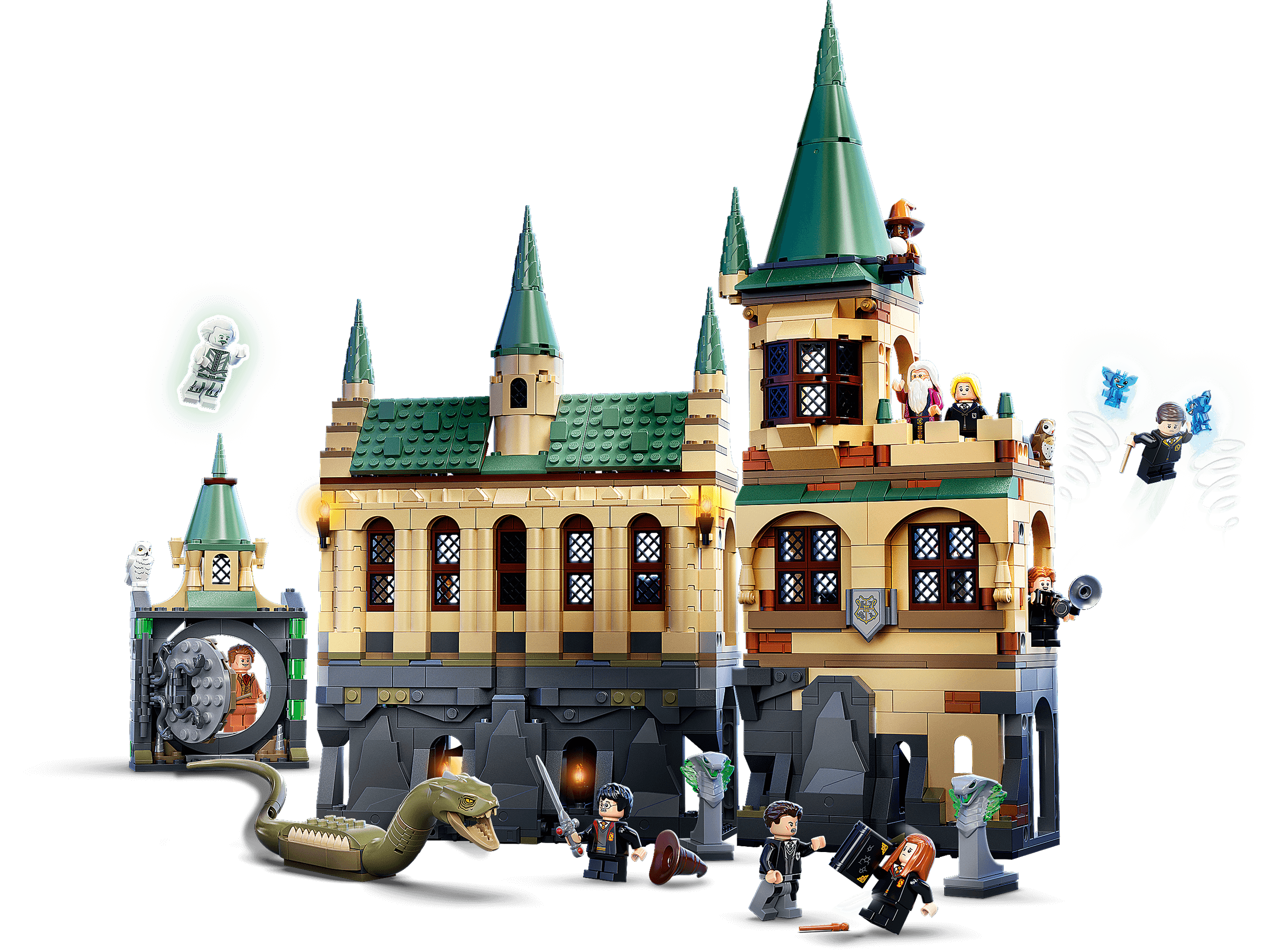 Compatible - Harry Potter - 76389 - Hogwarts Chamber of Secrets - 1176 Pieces