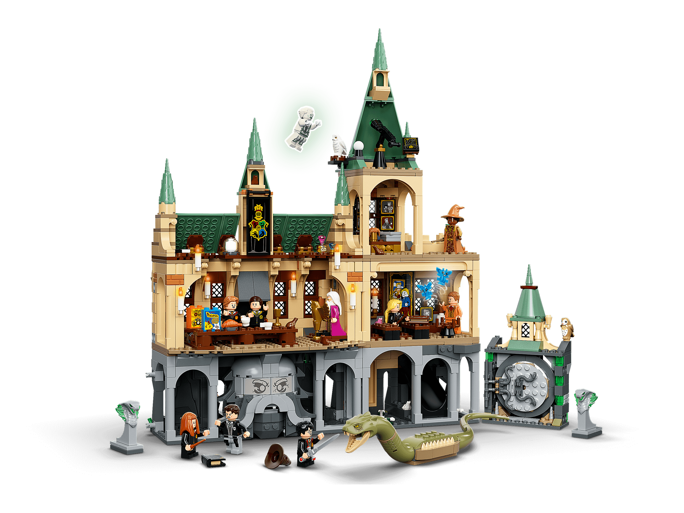 Compatible - Harry Potter - 76389 - Hogwarts Chamber of Secrets - 1176 Pieces