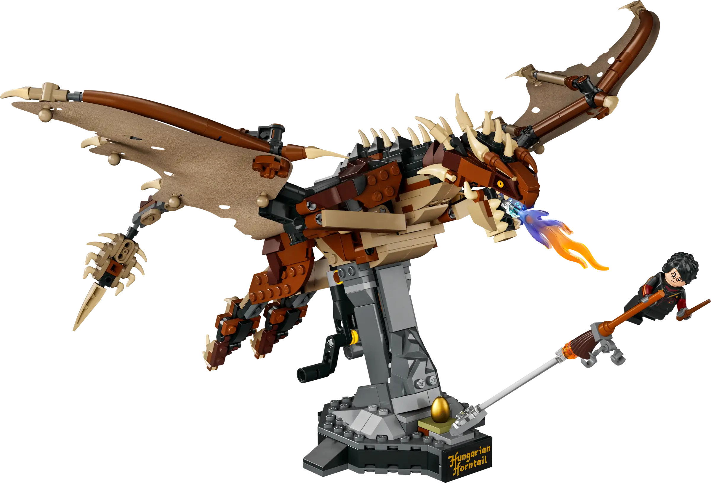 Compatible - Harry Potter - 76406 - The Hungarian Horntail Dragon - 671 Pieces