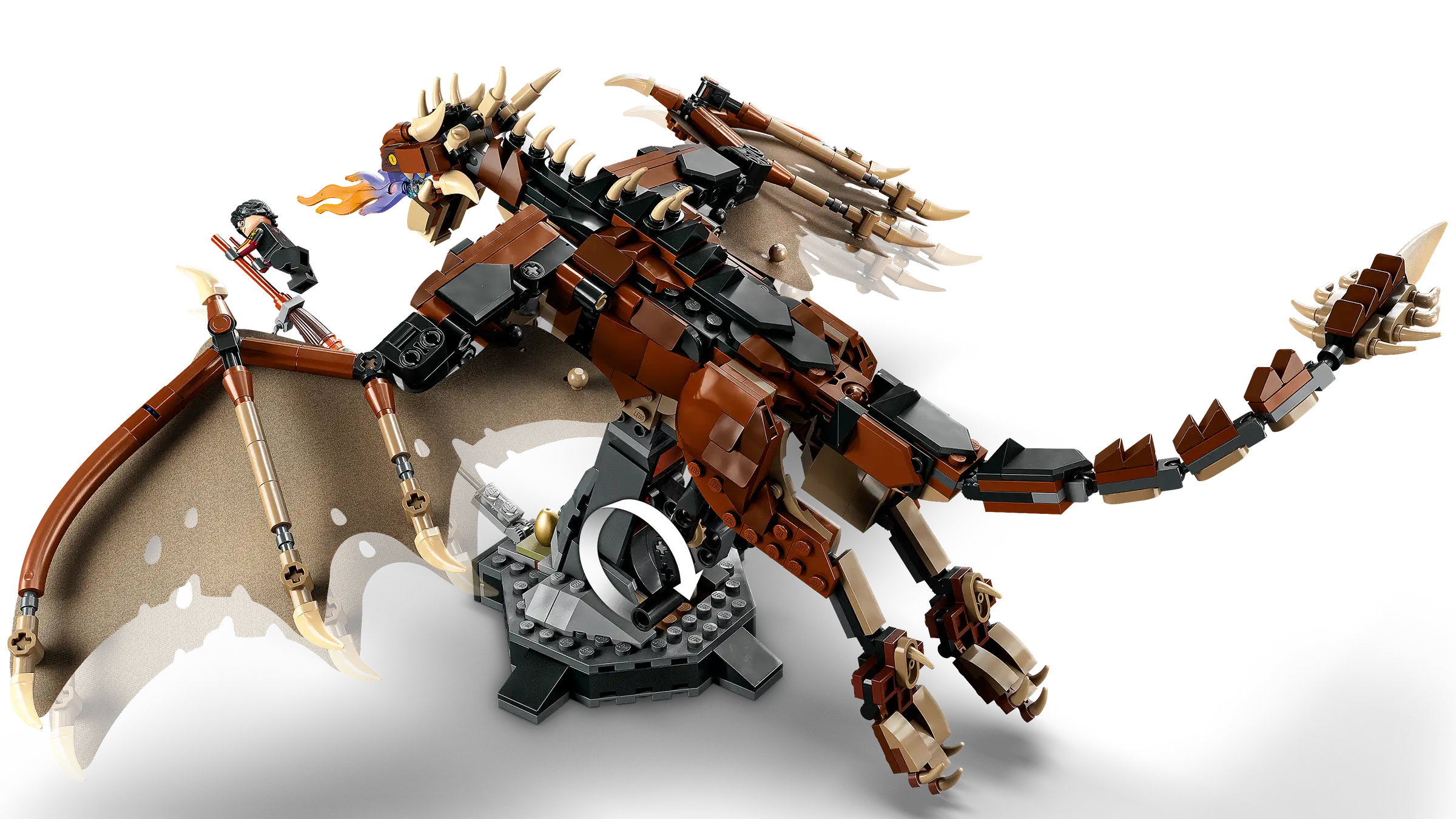 Compatible - Harry Potter - 76406 - The Hungarian Horntail Dragon - 671 Pieces