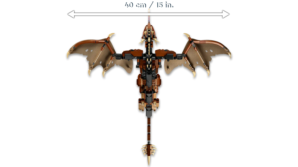 Compatible - Harry Potter - 76406 - The Hungarian Horntail Dragon - 671 Pieces