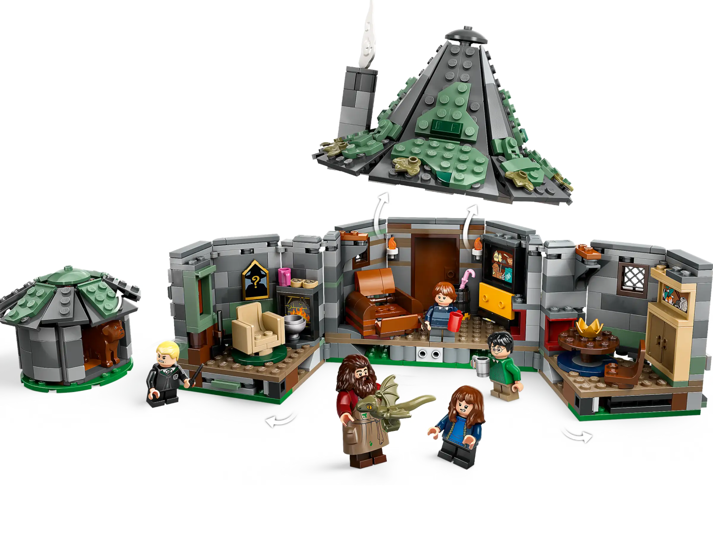 Compatible - Harry Potter - 76428 - Hagrid's Hut - An Unexpected Visit - 896 Pieces