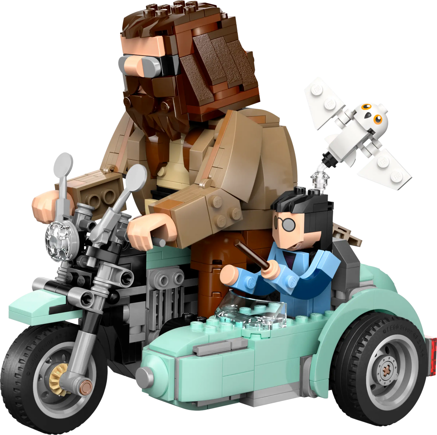 Compatible - 76443 - Harry Potter - Hagrid & Harry's Motorcycle Ride - 617 Pieces