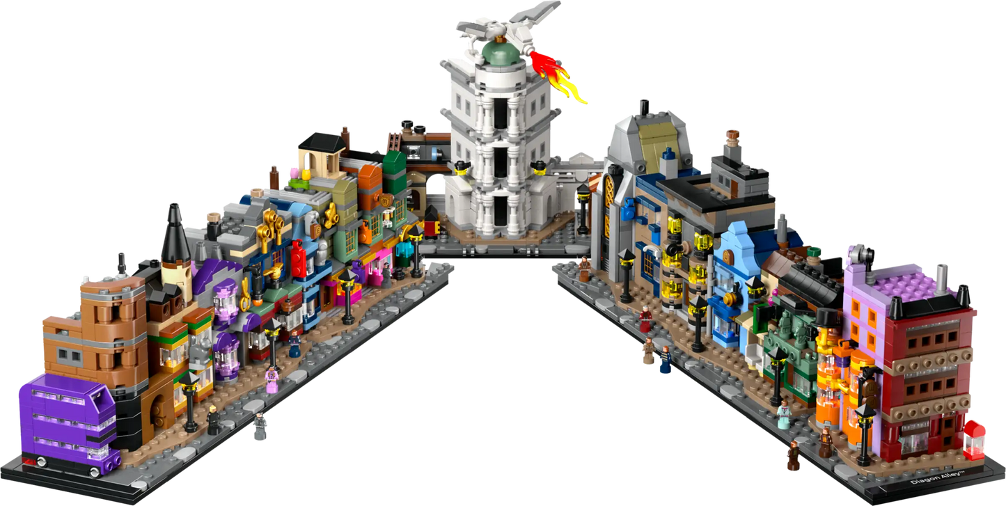 Compatible - 76444 - Diagon Alley Wizarding Shops - 2750 Pieces