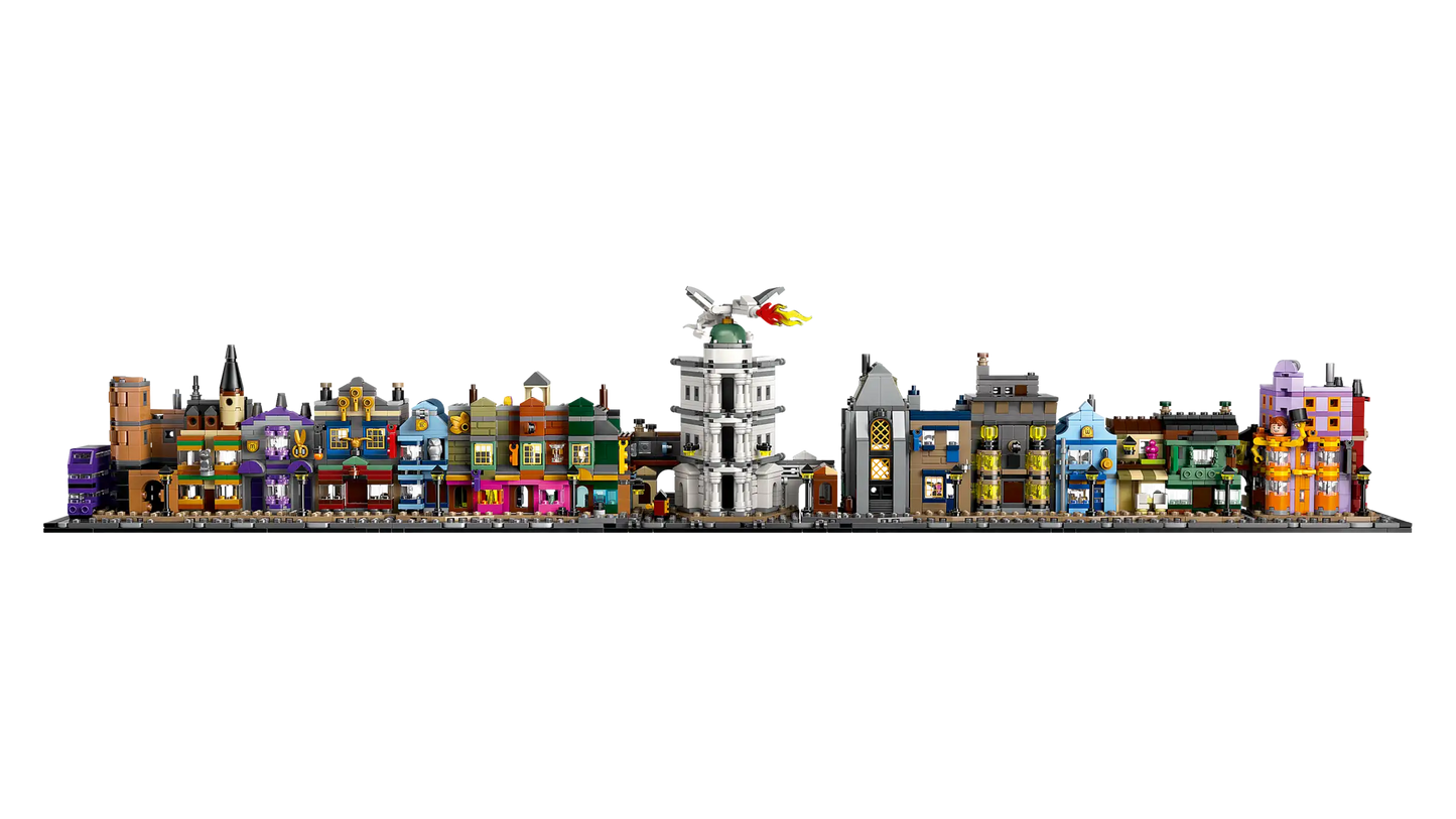 Compatible - 76444 - Diagon Alley Wizarding Shops - 2750 Pieces