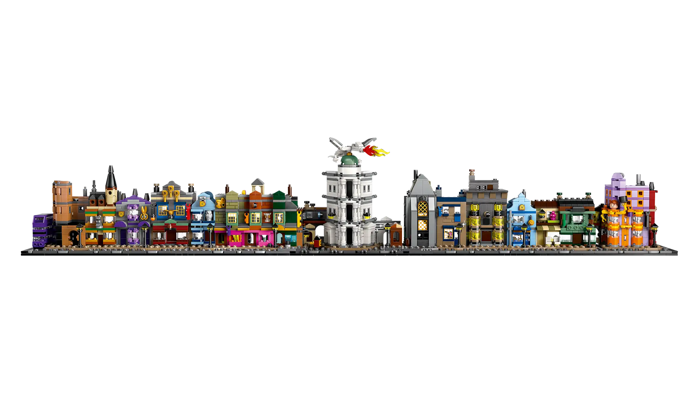 Compatible - Harry Potter - 76444 - Diagon Alley Wizarding Shops - 2750 Pieces