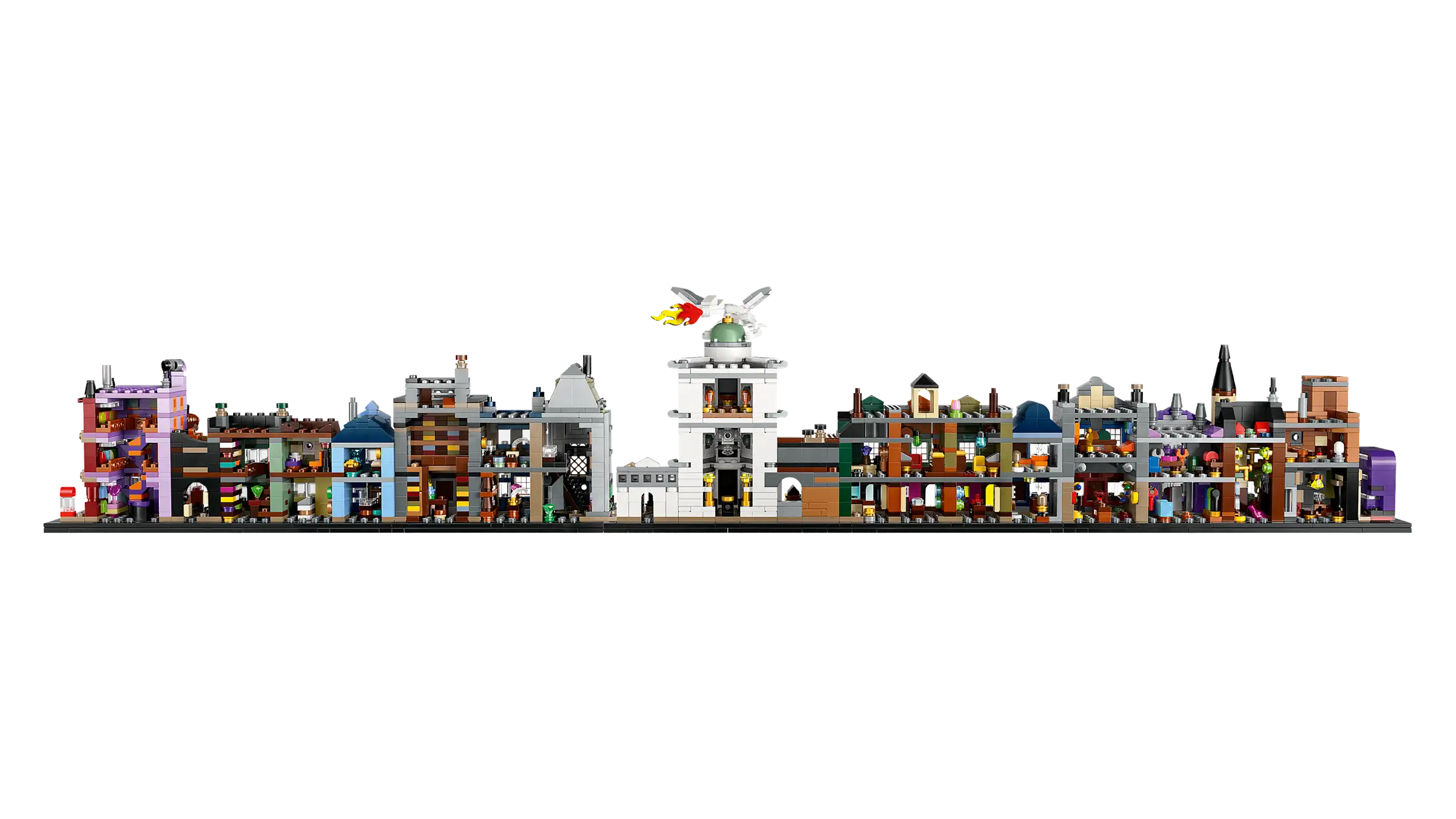 Compatible - Harry Potter - 76444 - Diagon Alley Wizarding Shops - 2750 Pieces