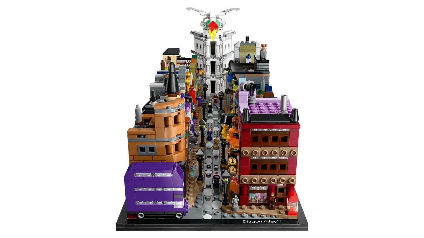 Compatible - 76444 - Diagon Alley Wizarding Shops - 2750 Pieces