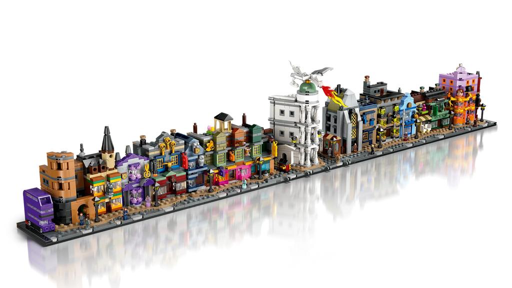Compatible - Harry Potter - 76444 - Diagon Alley Wizarding Shops - 2750 Pieces