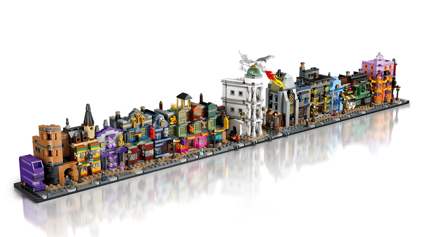 Compatible - 76444 - Diagon Alley Wizarding Shops - 2750 Pieces