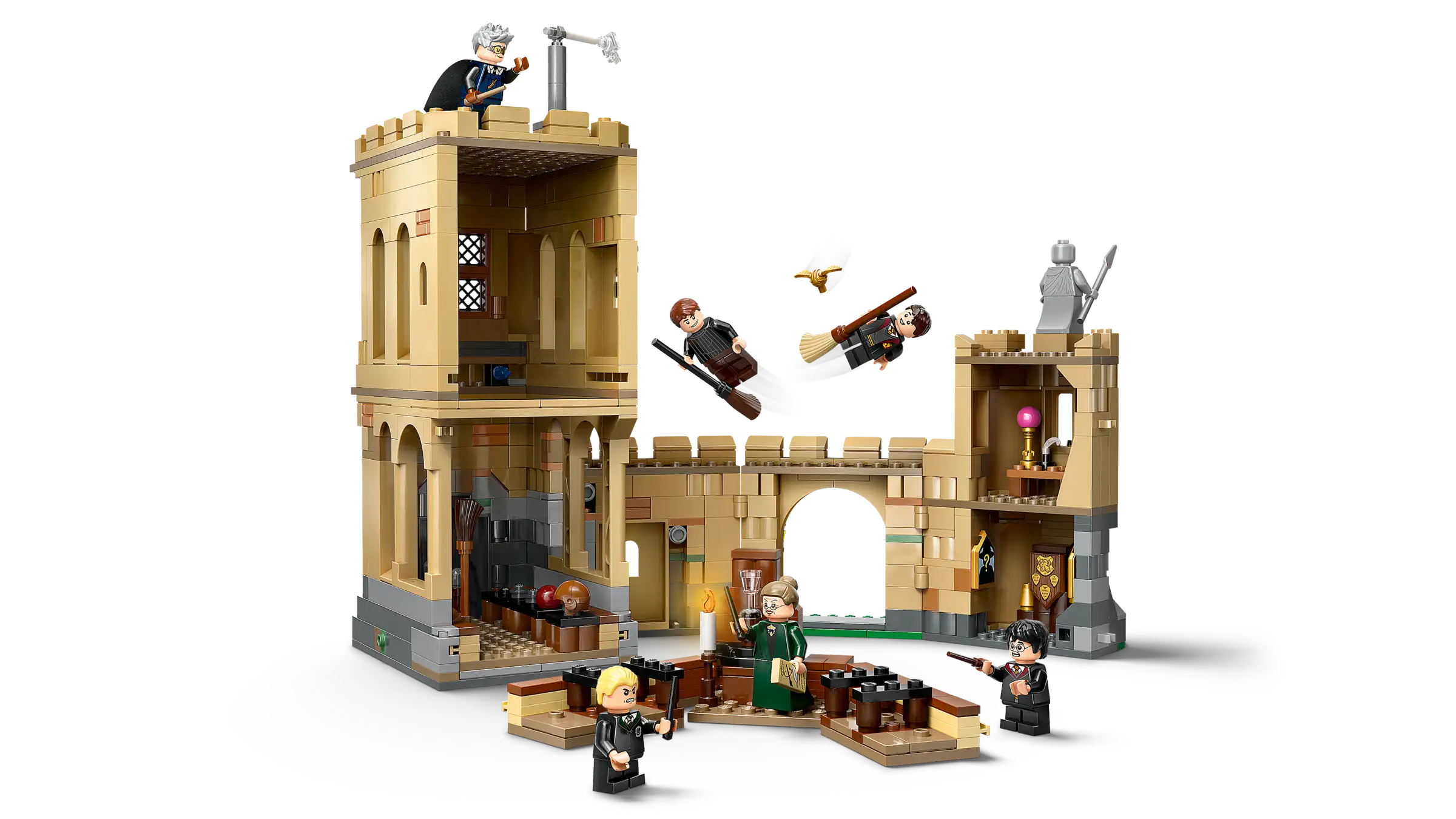 Compatible - Harry Potter - 76447 - Hogwarts Castle - Flying Lessons - 651 Pieces