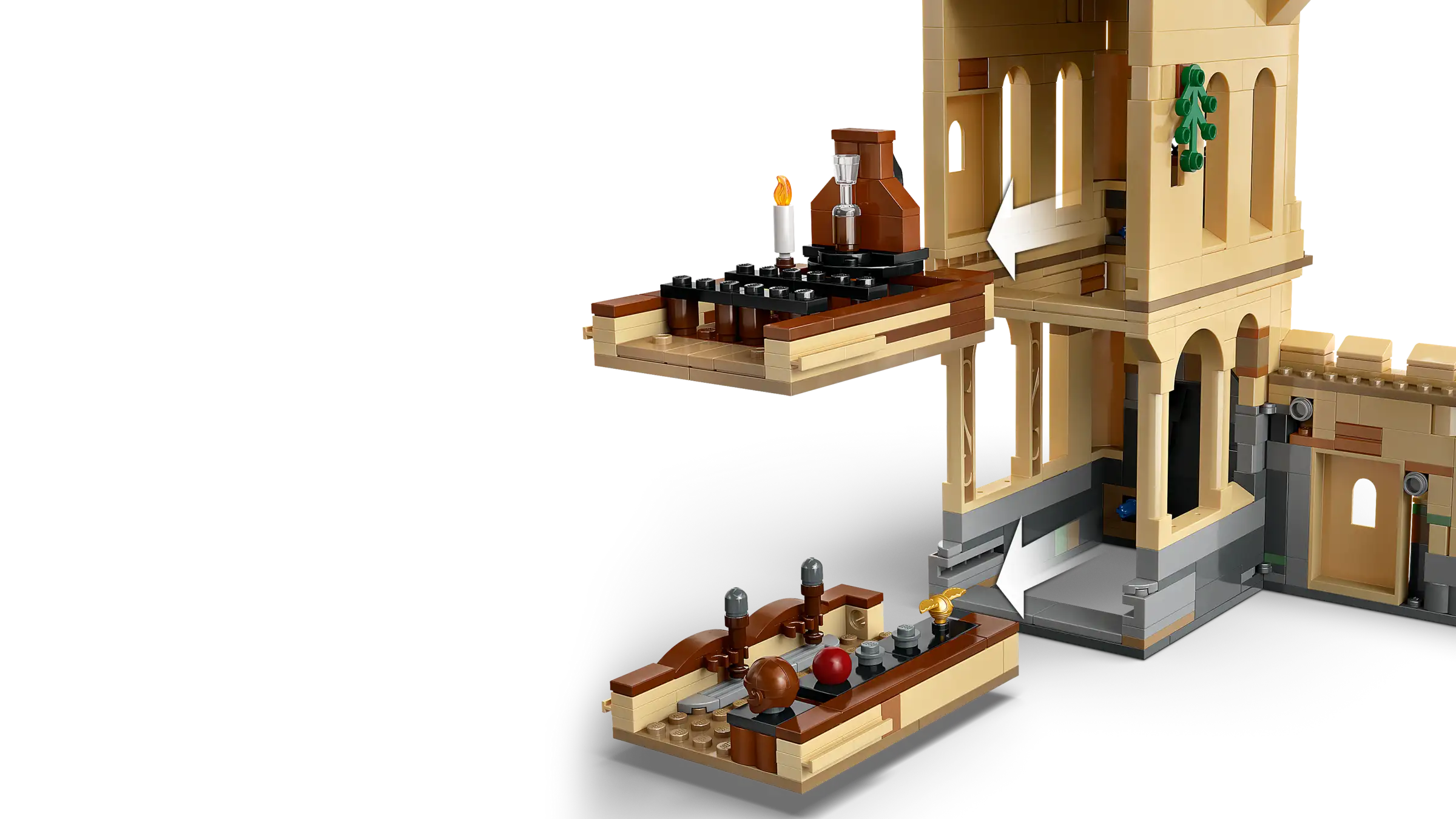 Compatible - Harry Potter - 76447 - Hogwarts Castle - Flying Lessons - 651 Pieces