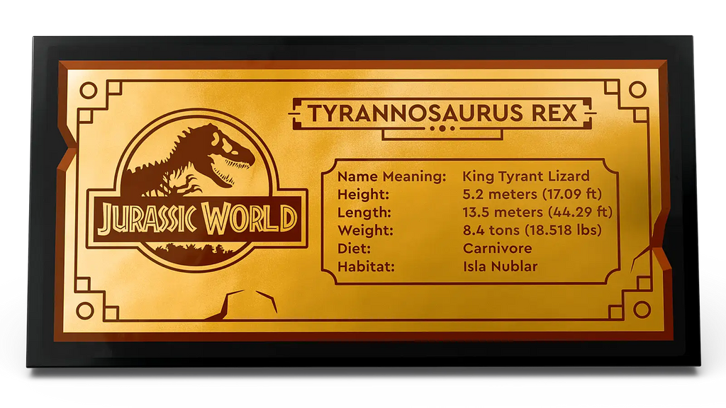 Compatible - Jurassic World - 76964 - T. rex Dinosaur Fossils: Skull - 577 Pieces