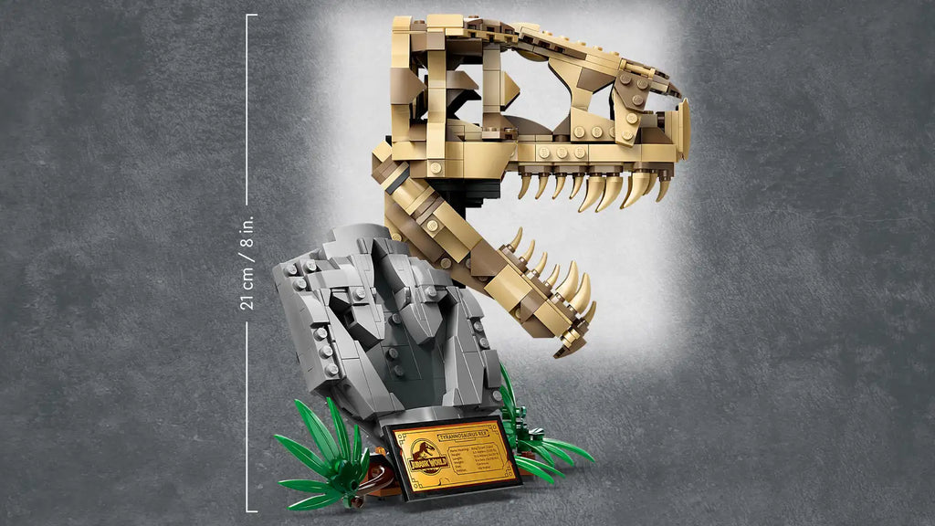 Compatible - Jurassic World - 76964 - T. rex Dinosaur Fossils: Skull - 577 Pieces