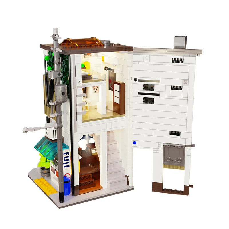 CaDA - C66006 - Japanese Steam Bun Shop - 1108 Pieces - LED Kit Included (Group Order Discount Not Applicable)