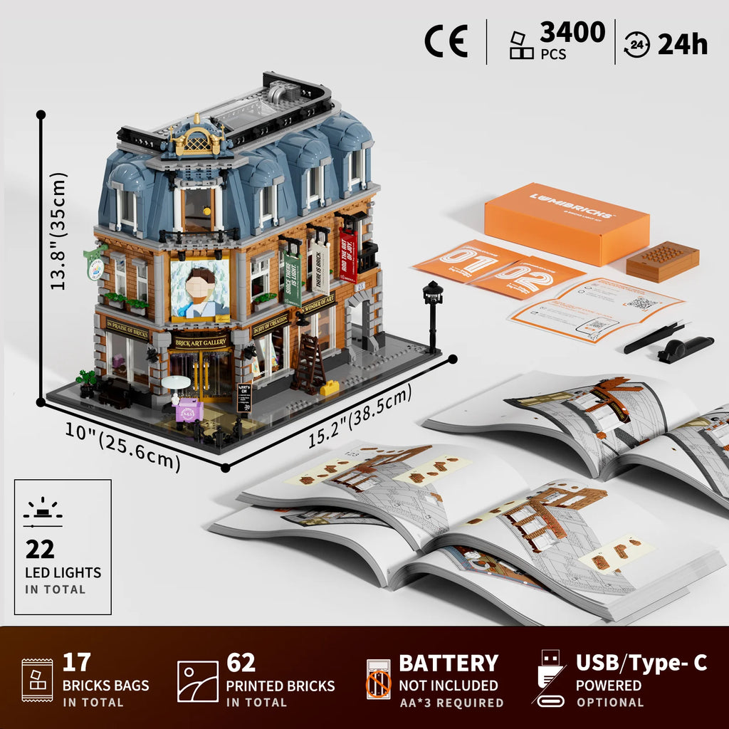 Lumibricks - L9085 - Brick Art Gallery - 3402 Pieces