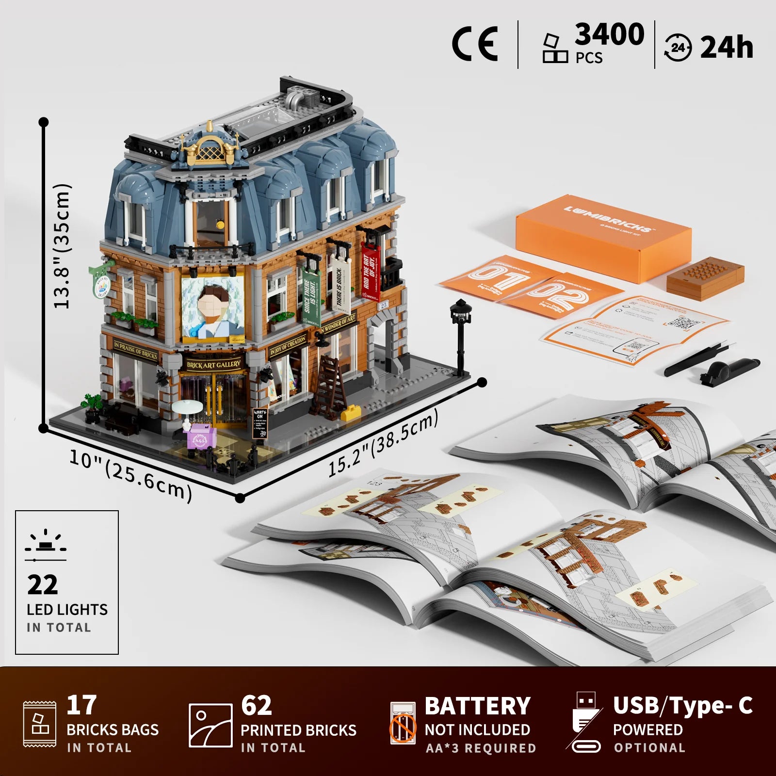 Lumibricks - L9085 - Brick Art Gallery - 3402 Pieces
