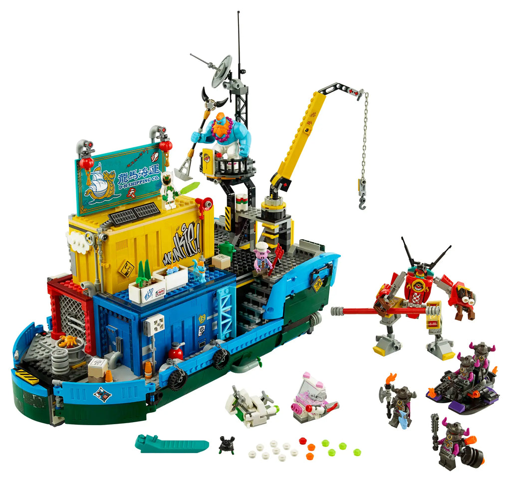 Compatible - Monkie Kid - 80013 - Team Secret HQ - 1959 Pieces
