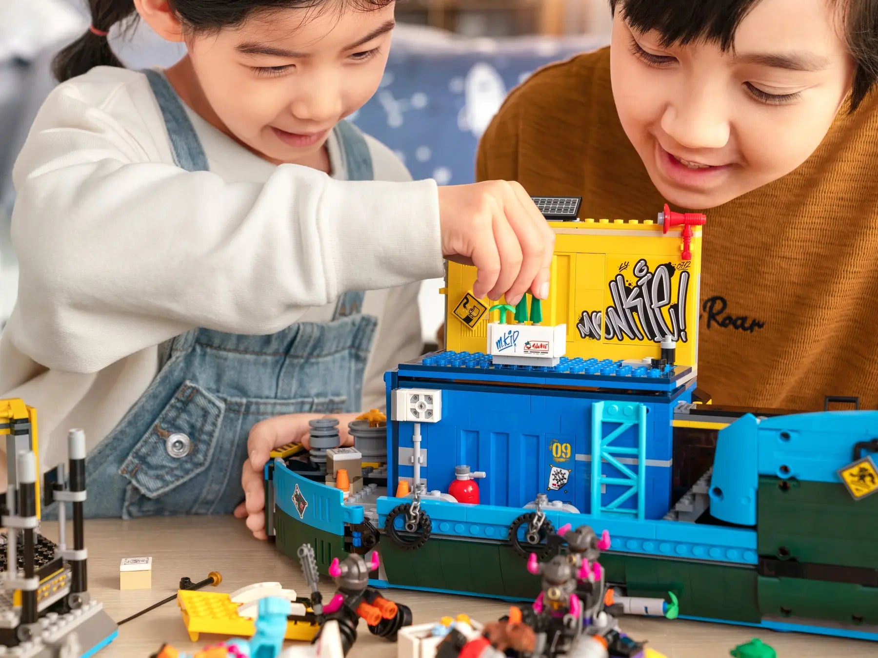 Compatible - Monkie Kid - 80013 - Team Secret HQ - 1959 Pieces