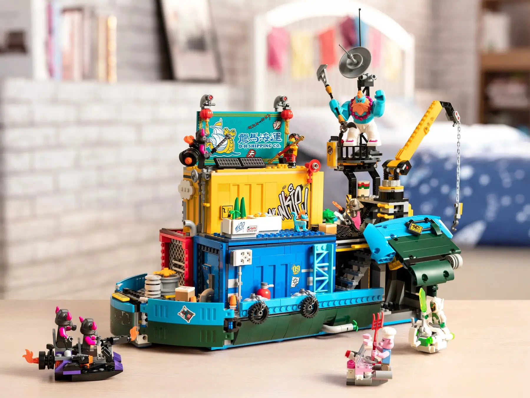 Compatible - Monkie Kid - 80013 - Team Secret HQ - 1959 Pieces