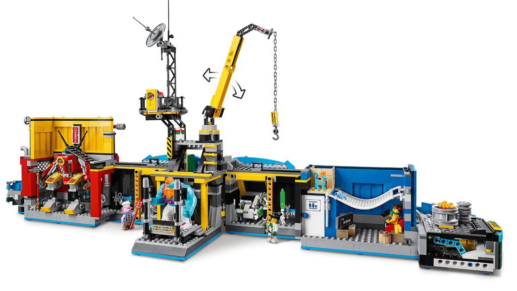 Compatible - Monkie Kid - 80013 - Team Secret HQ - 1959 Pieces