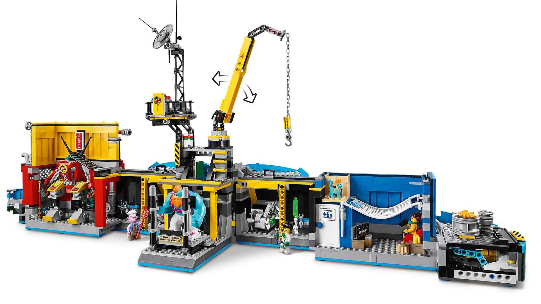 Compatible - Monkie Kid - 80013 - Team Secret HQ - 1959 Pieces