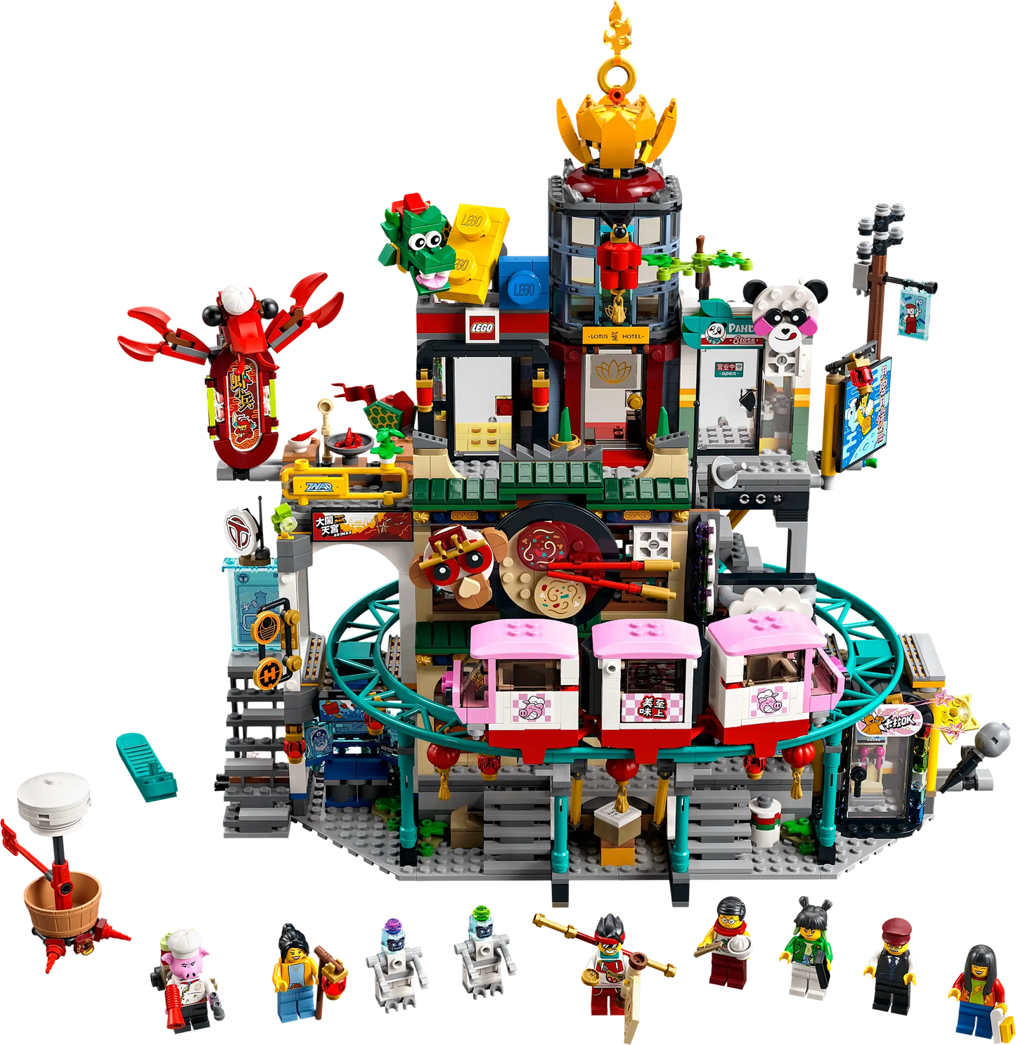 Compatible - 80036 - The City of Lanterns - 2187 Pieces