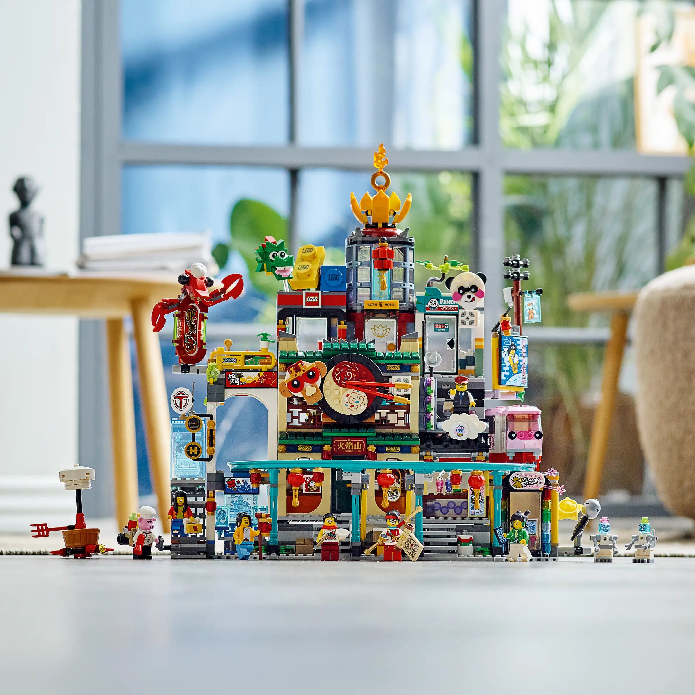 Compatible - Monkie Kid - 80036 - The City of Lanterns - 2187 Pieces