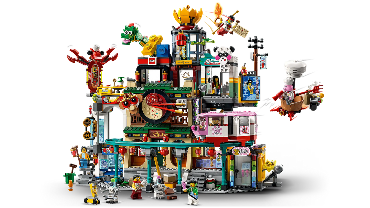 Compatible - 80036 - The City of Lanterns - 2187 Pieces