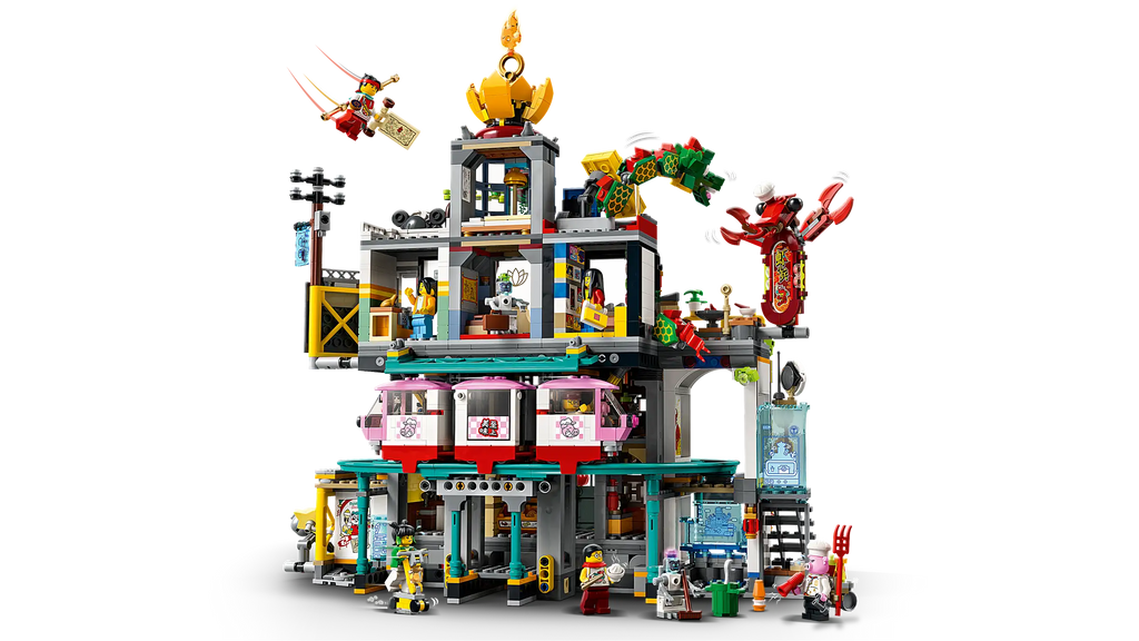 Compatible - Monkie Kid - 80036 - The City of Lanterns - 2187 Pieces